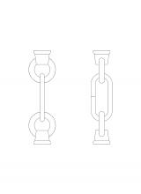 Generation Lighting 9122-819 - Link and Loop in Weathered Iron