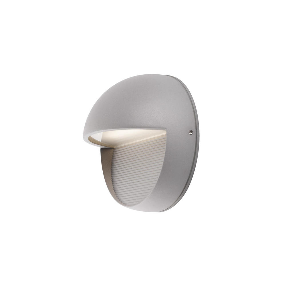 Byron 6-in Gray LED Exterior Wall Sconce