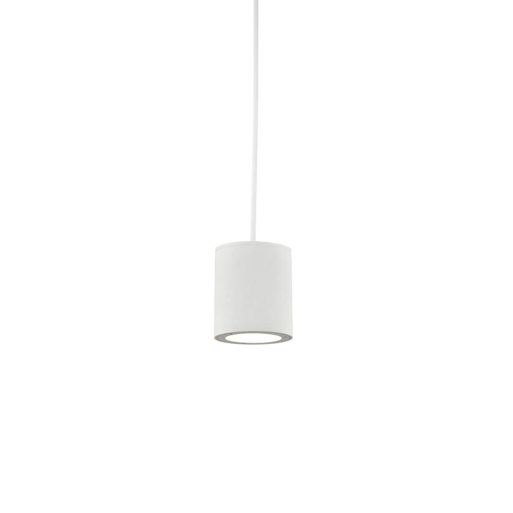 Lamar White LED Exterior Pendant