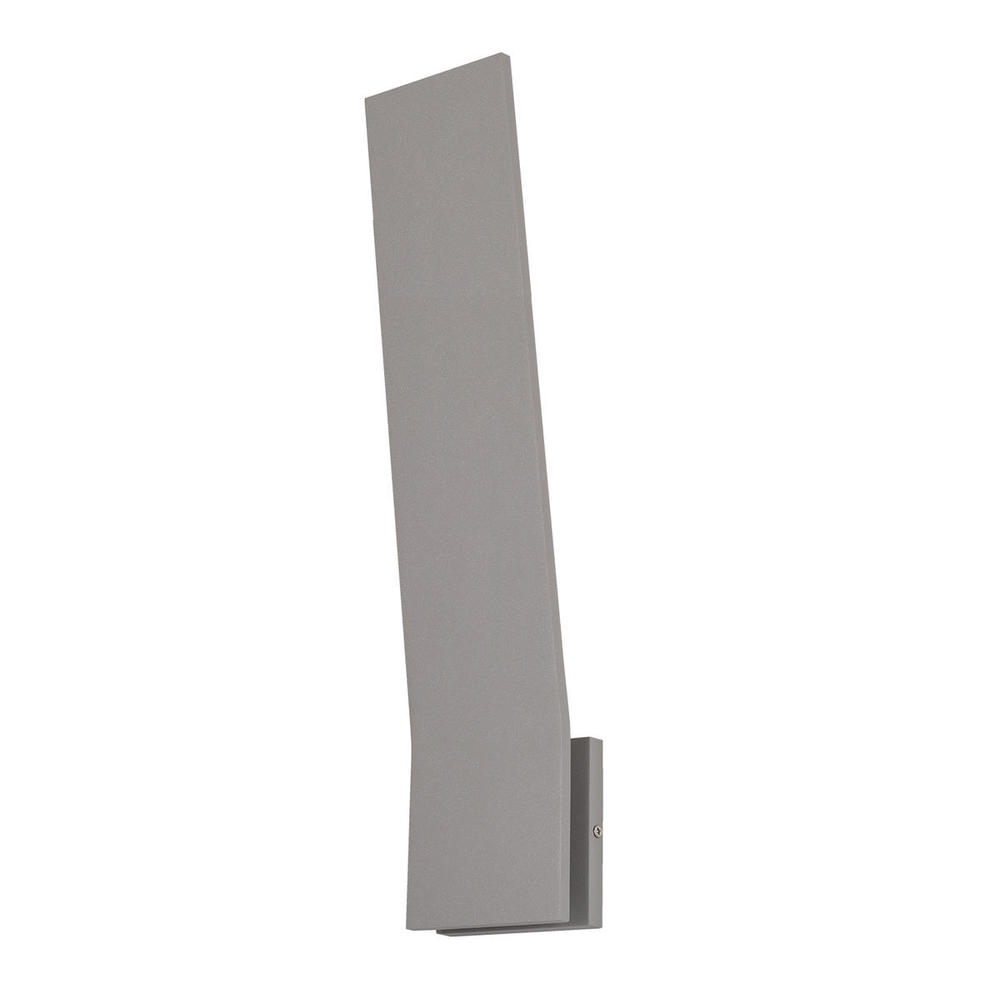 Nevis 24-in Gray LED Exterior Wall Sconce
