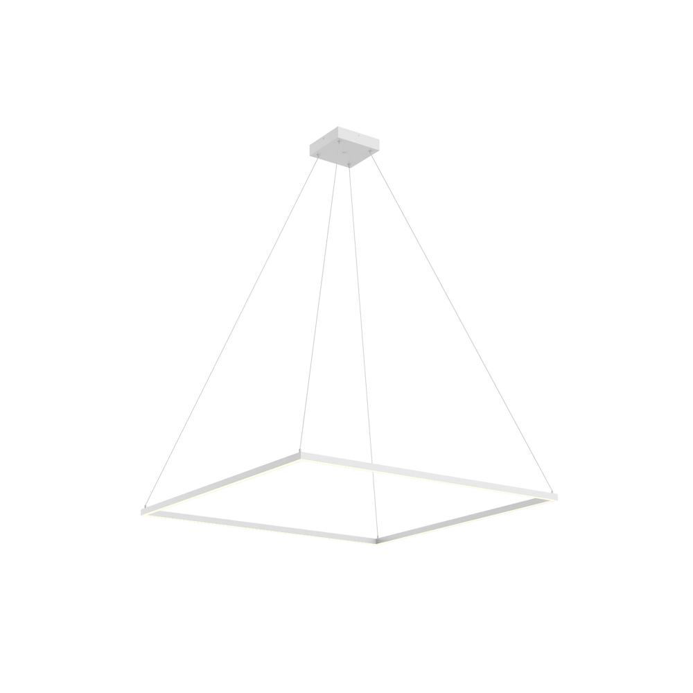 Piazza 48-in White LED Pendant