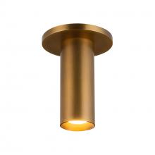 Kuzco Lighting Inc SF90406-VB - Mason 6-in Vintage Brass LED Semi-Flush