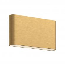 Kuzco Lighting Inc AT68010-BG - Slate 10-in Brushed Gold LED Wall Sconce