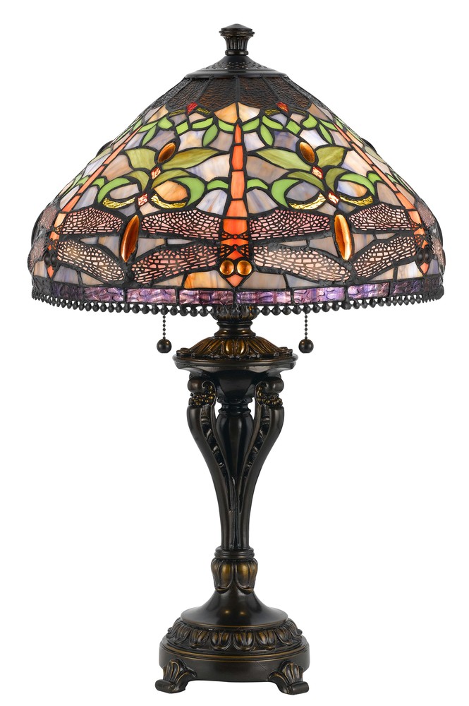 60W X 2 Tiffany Table Lamp