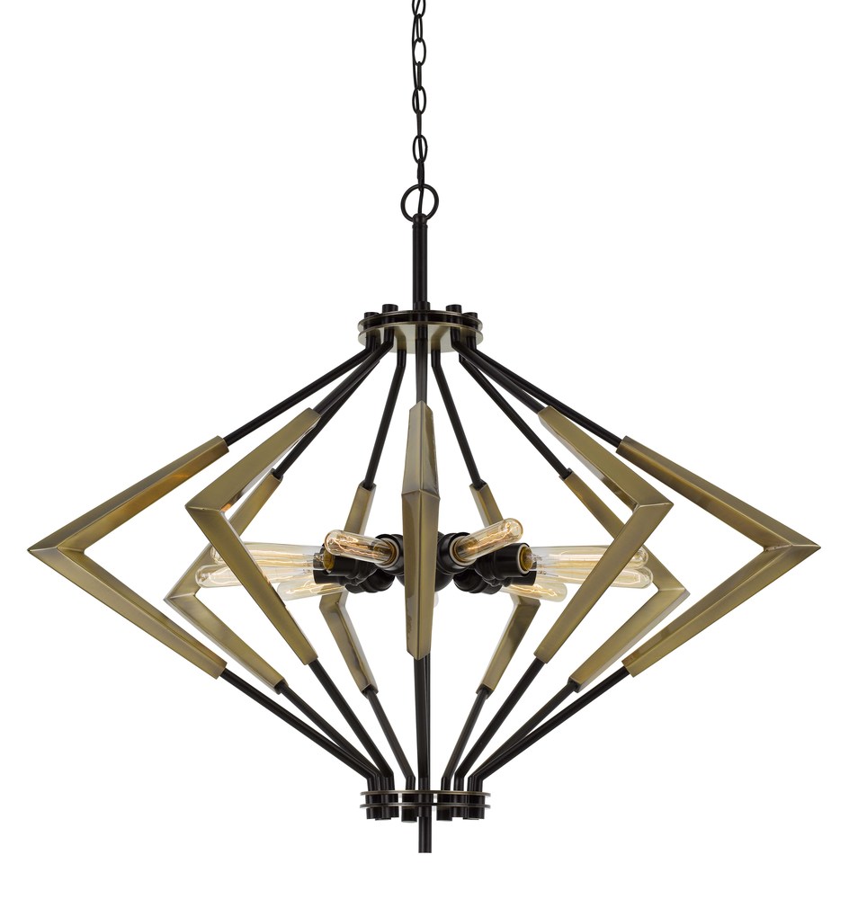 Malounta 60W X 9 Metal Chandelier  (Edison Bulbs Not included)