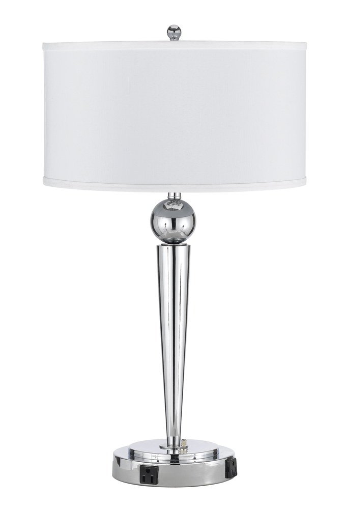 60W X 2 DESK LAMP W/2 OUTLETS