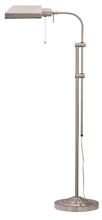 CAL Lighting BO-117FL-BS - 100W Pharmacy Floor Lamp W/Adjust Pole