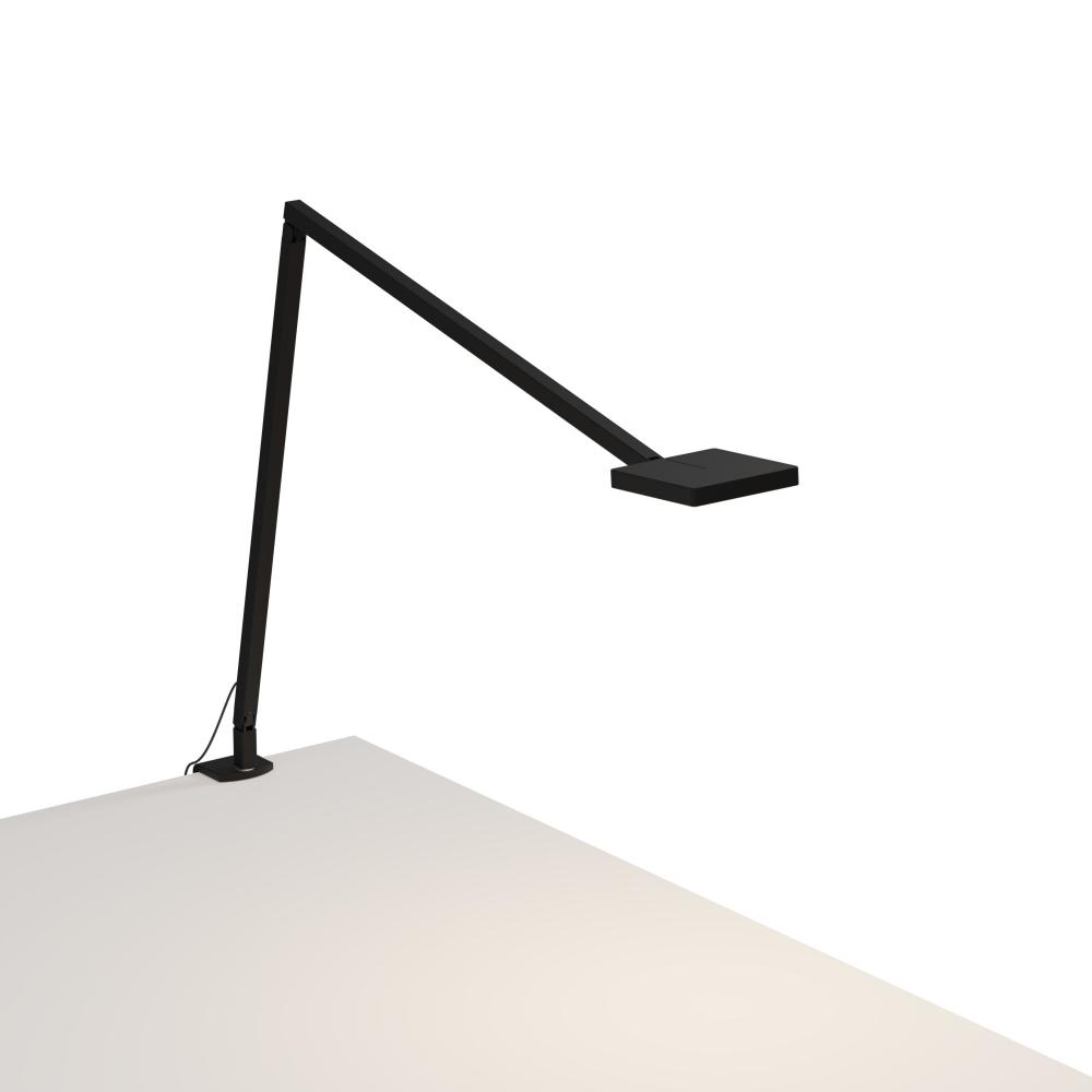 Foccacia Desk Lamp (Matte Black) with Desk Clamp