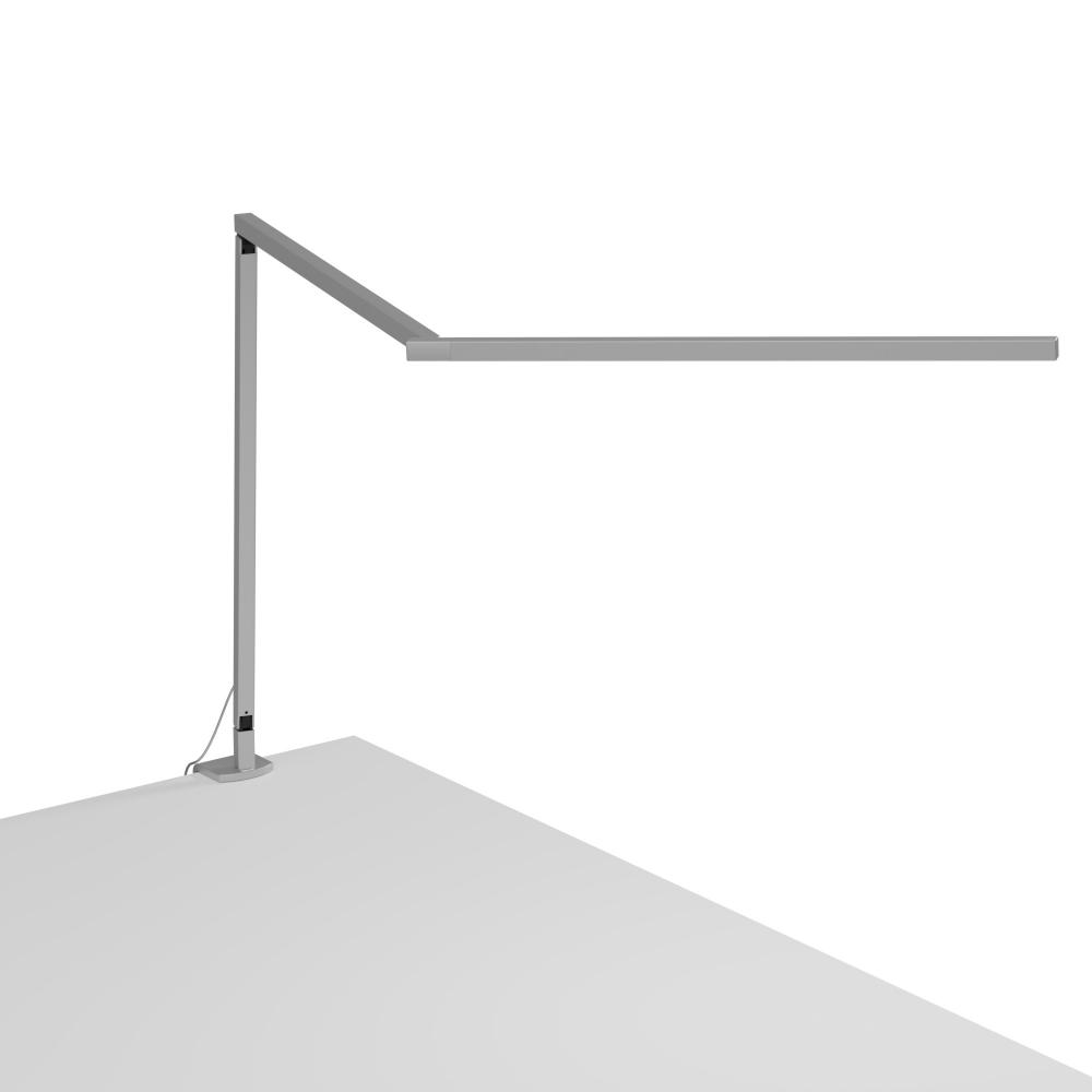 Z-Bar PRO LED Desk Lamp Gen 4 (Silver) with Desk Clamp