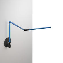 Koncept Inc AR3100-WD-BLU-HWS - Z-Bar mini Desk Lamp with Metallic Black hardwire wall mount (Warm Light; Blue)
