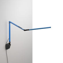 Koncept Inc AR3100-WD-BLU-WAL - Z-Bar mini Desk Lamp with Metallic Black wall mount (Warm Light; Blue)