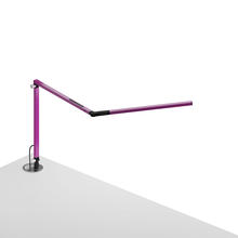 Koncept Inc AR3100-WD-PUR-GRM - Z-Bar mini Desk Lamp with grommet mount (Warm Light; Purple)