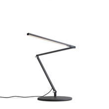 Koncept Inc AR3200-CD-MBK-DSK - Z-Bar slim Desk Lamp with base (Cool Light; Metallic Black)