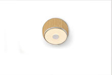 Koncept Inc GRW-S-CRM-WOK-PI - Gravy Wall Sconce - Chrome body, White Oak plates - Plug-in