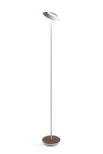 Koncept Inc RYO-SW-MWT-OWT-FLR - Royyo Floor Lamp, Matte White Body, Oiled Walnut base plate