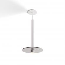 Koncept Inc CMP-S1-S-16-MWT+GDGY9 - Combi Pendant 16" Single Unit Matte White with Matte White Canopy