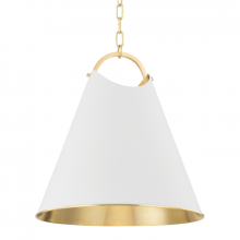 Hudson Valley 6218-AGB/SWH - 1 LIGHT PENDANT