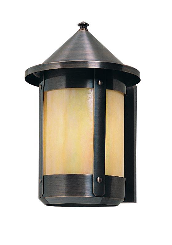 8" berkeley wall sconce with roof