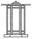11" etoile column mount