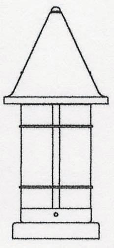 11" valencia column mount