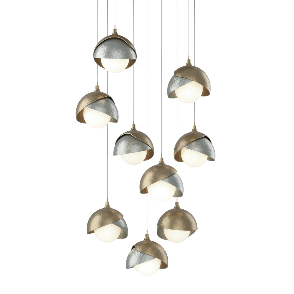 Brooklyn 9-Light Double Shade Pendant