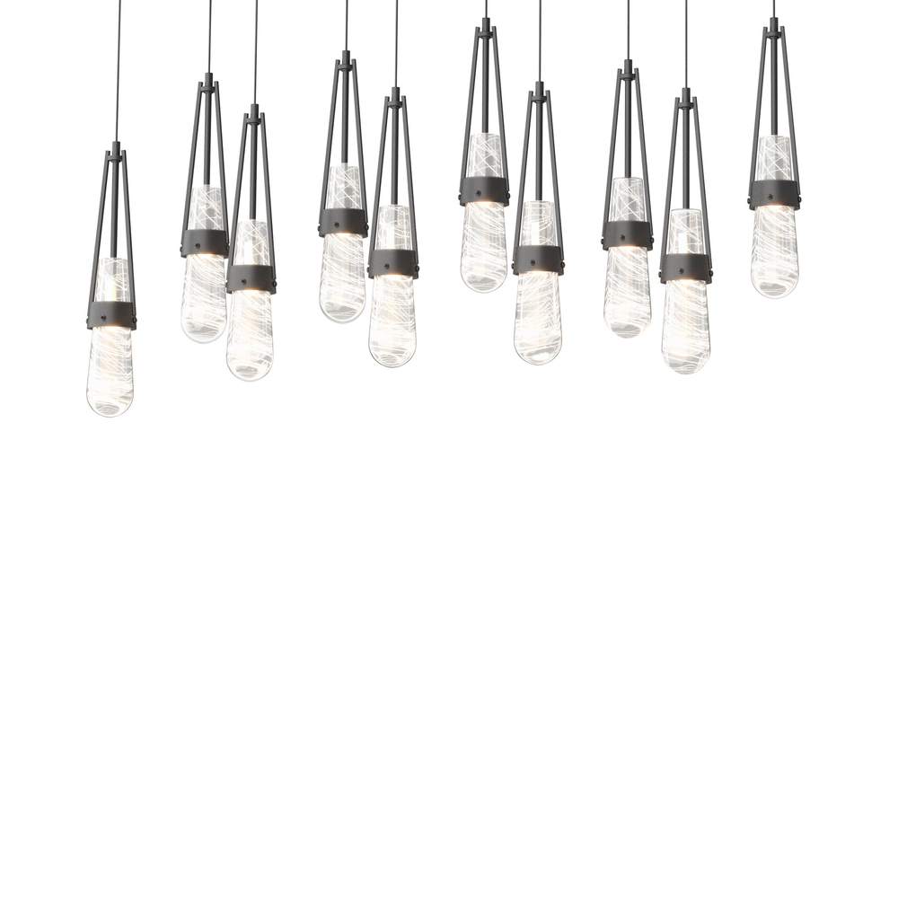 Link 10-Light Blown Glass Pendant