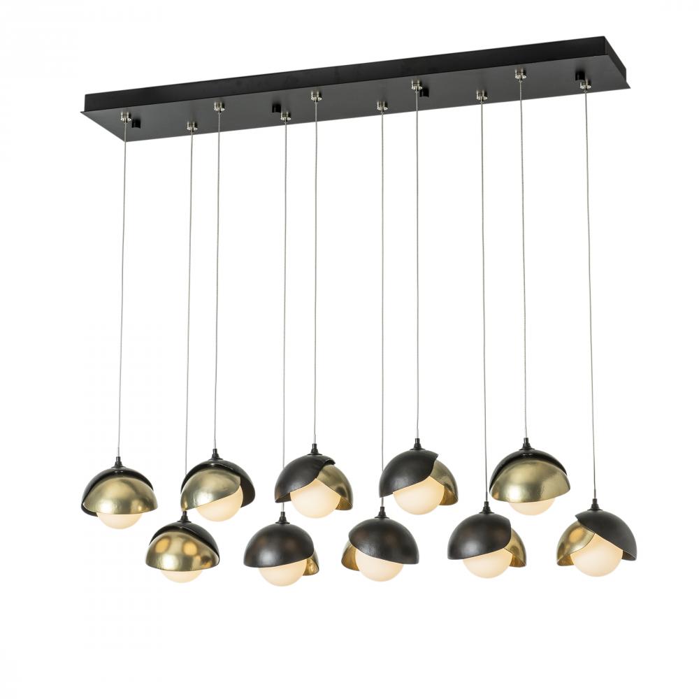 Brooklyn 10-Light Double Shade Pendant