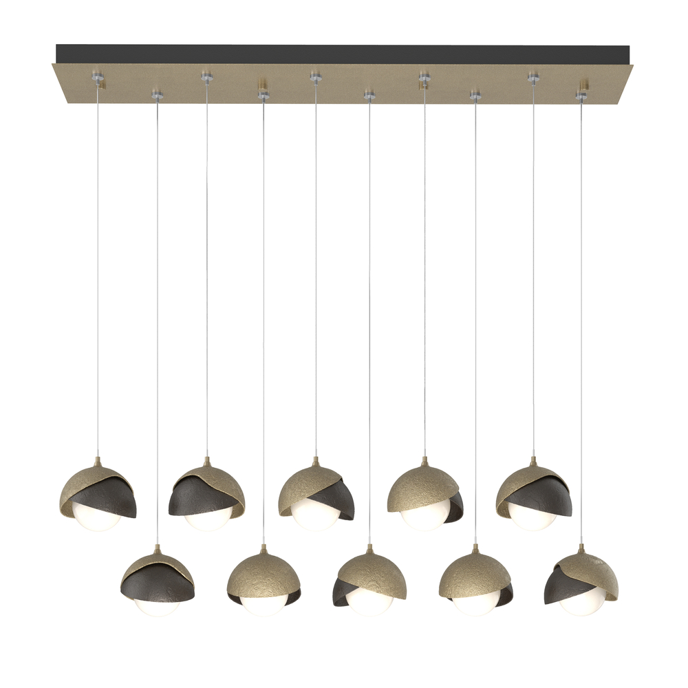 Brooklyn 10-Light Double Shade Pendant