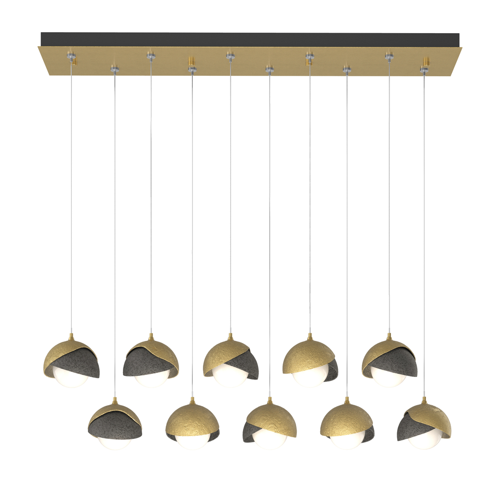 Brooklyn 10-Light Double Shade Pendant