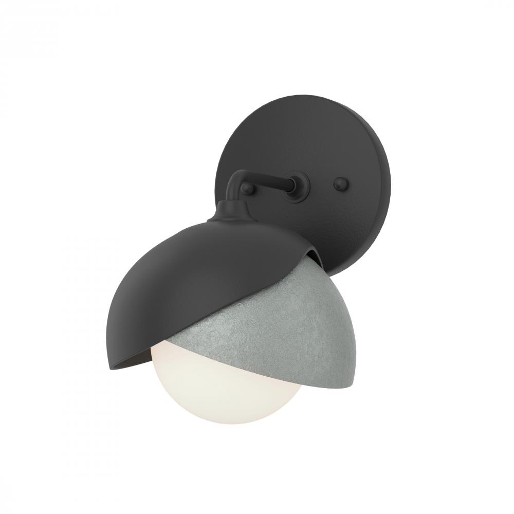 Brooklyn 1-Light Double Shade Bath Sconce