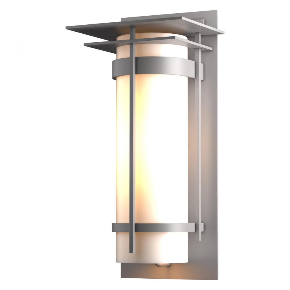 Banded with Top Plate Large Outdoor Sconce