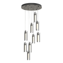 Hubbardton Forge 131104-SKT-STND-20-ZM0065 - Exos Glass 9-Light Pendant