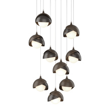 Hubbardton Forge 131105-SKT-LONG-05-14-GG0711 - Brooklyn 9-Light Double Shade Pendant