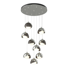 Hubbardton Forge 131105-SKT-STND-85-07-GG0711 - Brooklyn 9-Light Double Shade Pendant