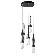 Hubbardton Forge 131120-SKT-STND-14-YJ0434 - Link 5-Light Blown Glass Pendant