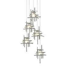 Hubbardton Forge 131128-SKT-LONG-85-YC0305 - Tura 5-Light Frosted Glass Pendant