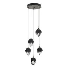 Hubbardton Forge 131137-SKT-LONG-07-BP0754 - Chrysalis 5-Light Small Crystal Pendant