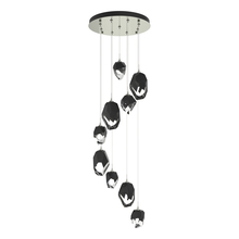 Hubbardton Forge 131142-SKT-LONG-85-BP0756 - Chrysalis 9-Light Mixed Crystal Pendant