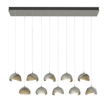 Hubbardton Forge 131205-SKT-STND-85-84-GG0711 - Brooklyn 10-Light Double Shade Pendant