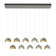 Hubbardton Forge 131205-SKT-STND-85-86-GG0711 - Brooklyn 10-Light Double Shade Pendant