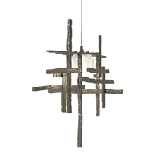 Hubbardton Forge 161185-SKT-STND-07-YC0305 - Tura Frosted Glass Low Voltage Mini Pendant