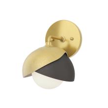 Hubbardton Forge 201374-SKT-86-14-GG0711 - Brooklyn 1-Light Double Shade Bath Sconce