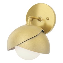 Hubbardton Forge 201374-SKT-86-86-GG0711 - Brooklyn 1-Light Double Shade Bath Sconce