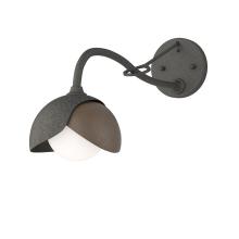 Hubbardton Forge 201377-SKT-20-05-GG0711 - Brooklyn 1-Light Double Shade Long-Arm Sconce