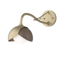 Hubbardton Forge 201377-SKT-84-05-GG0711 - Brooklyn 1-Light Double Shade Long-Arm Sconce