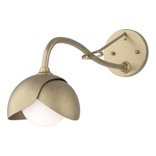 Hubbardton Forge 201377-SKT-84-84-GG0711 - Brooklyn 1-Light Double Shade Long-Arm Sconce