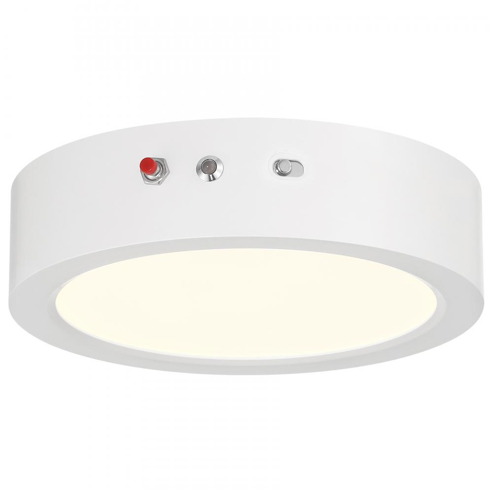 3CCT Emergency Backup LED Flush Mount