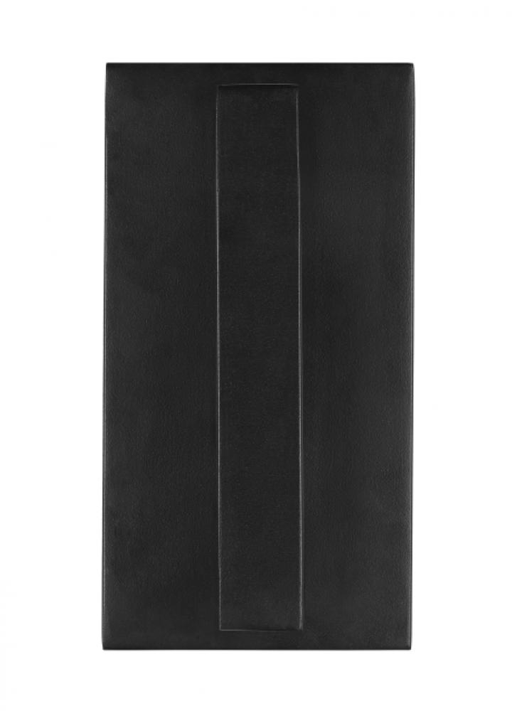 Anton modern dimmable LED Small Wall Sconce Light outdoor in a black finish