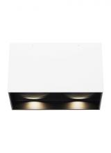Visual Comfort & Co. Modern Collection 700FMEXOD620WG-LED935 - Exo 6 Dual Flush Mount