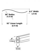 Visual Comfort & Co. Architectural Collection 700MOBHSC60S - Pre-Bent S Curve MonoRail